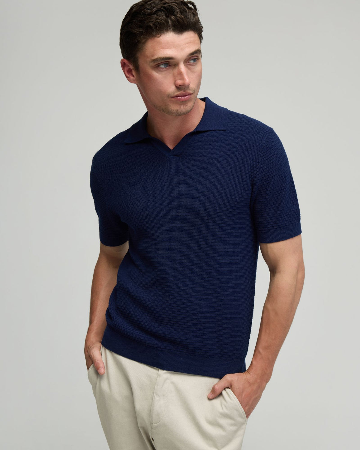 Harvey Knitted Polo MENS KNITWEAR