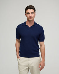 Harvey Knitted Polo MENS KNITWEAR