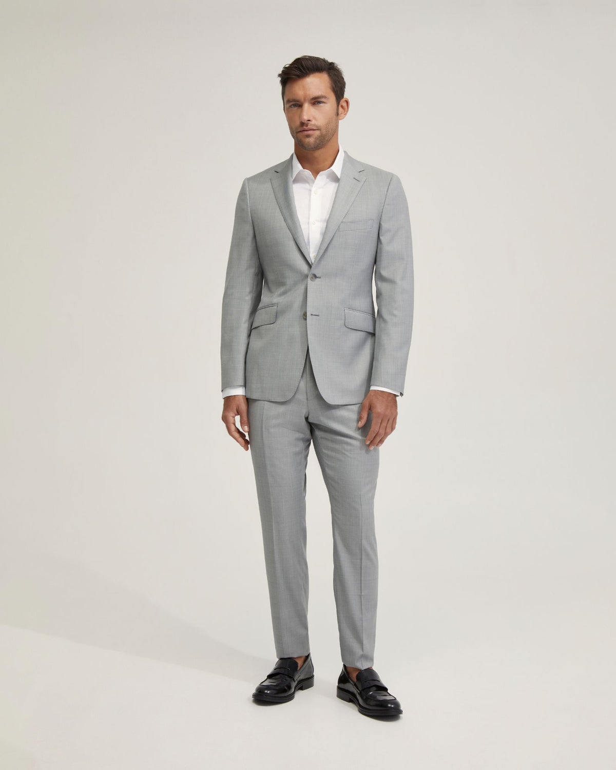 HOPKINS LUXURY WOOL SUIT TROUSERS MENS SUITS