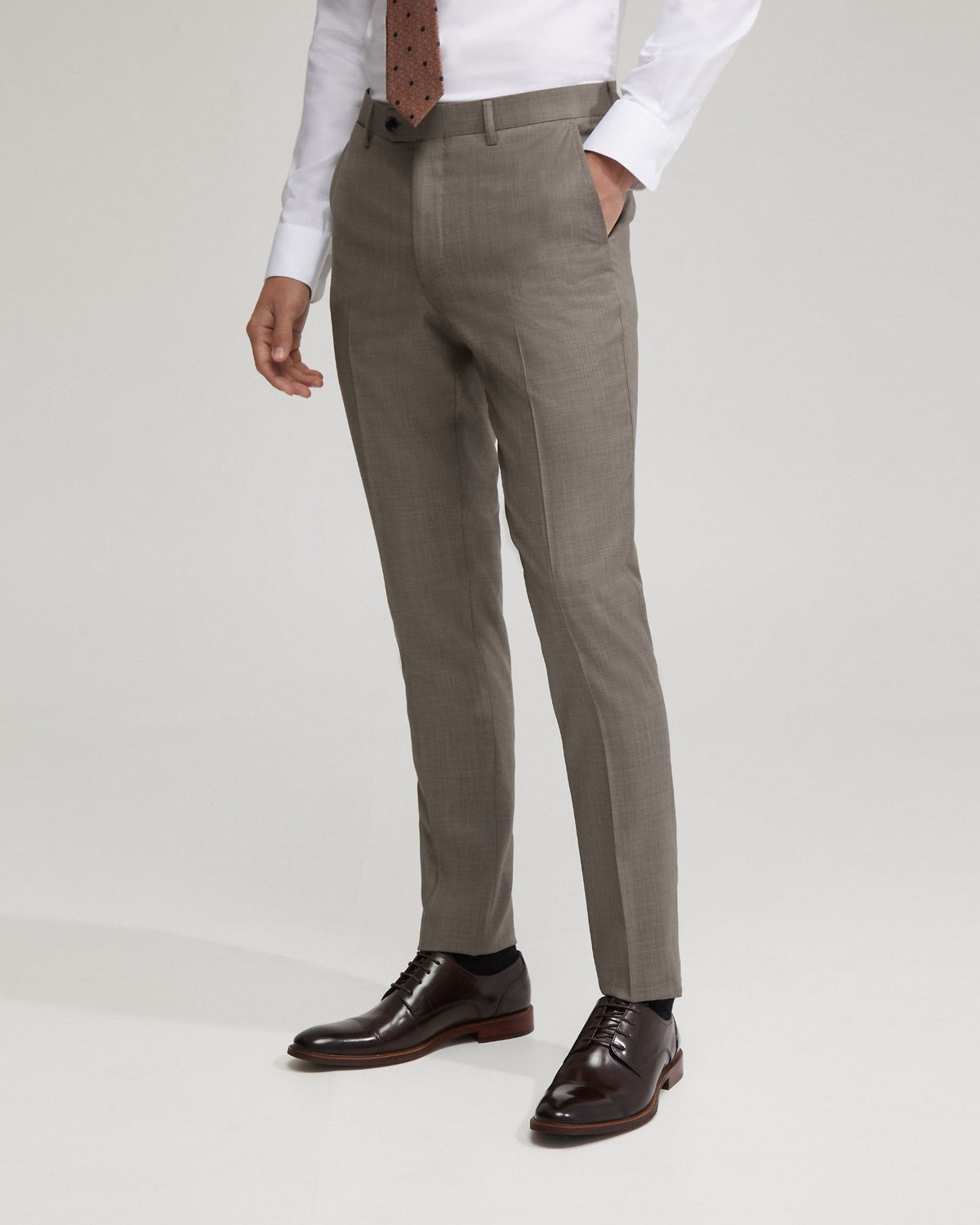 BYRON LUXURY WOOL SUIT TROUSERS MENS SUITS