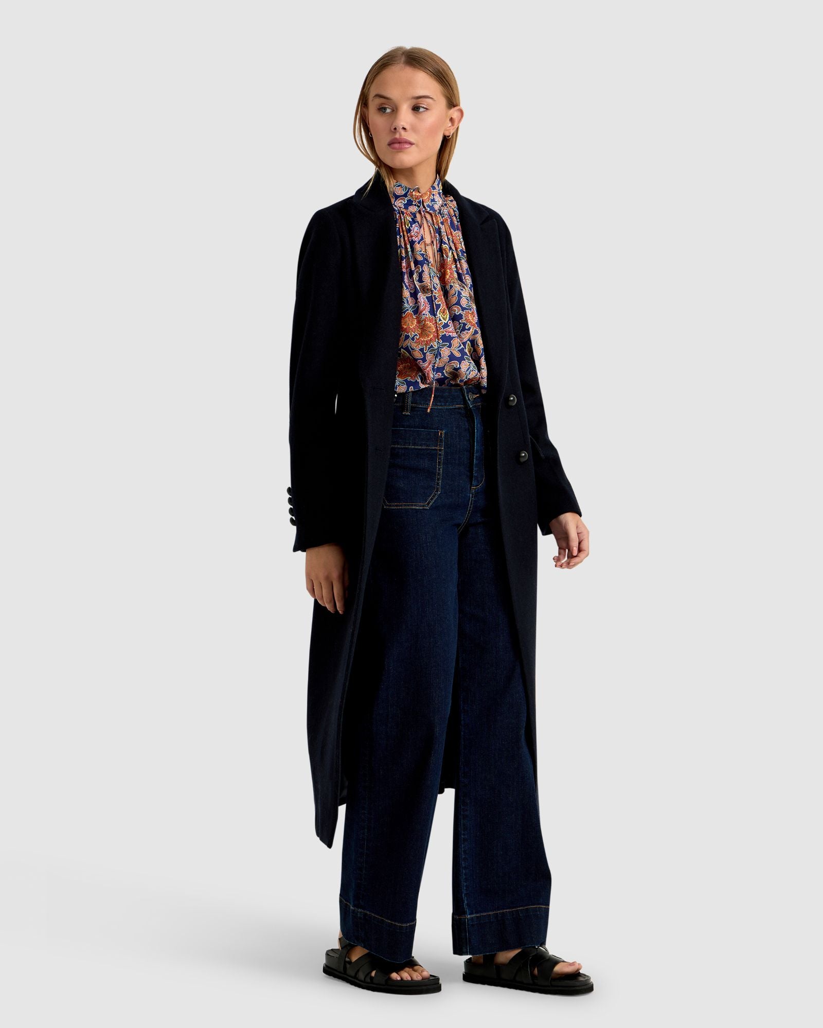 LILLIAN WOOL RICH COAT – Oxford Shop