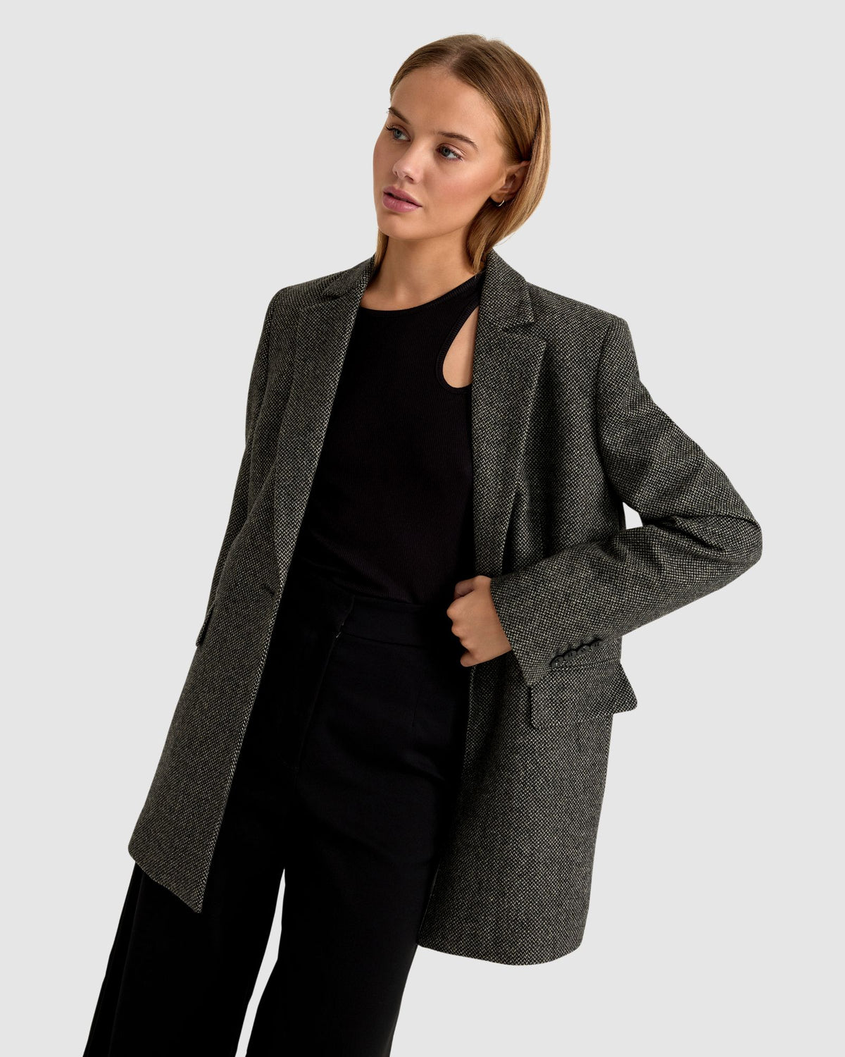 WILLOW WOOL RICH BLAZER WOMENS SUITS JKTS COATS