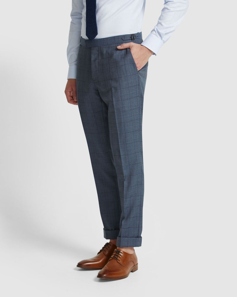 BYRON WOOL SUIT TROUSERS WITH SIDE TAB - AVAILABLE ~ 1-2 weeks MENS SUITS