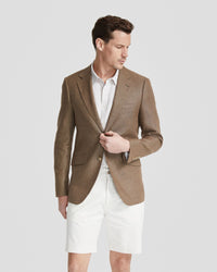 BLAKE LINEN BLEND BLAZER MENS JACKETS AND COATS