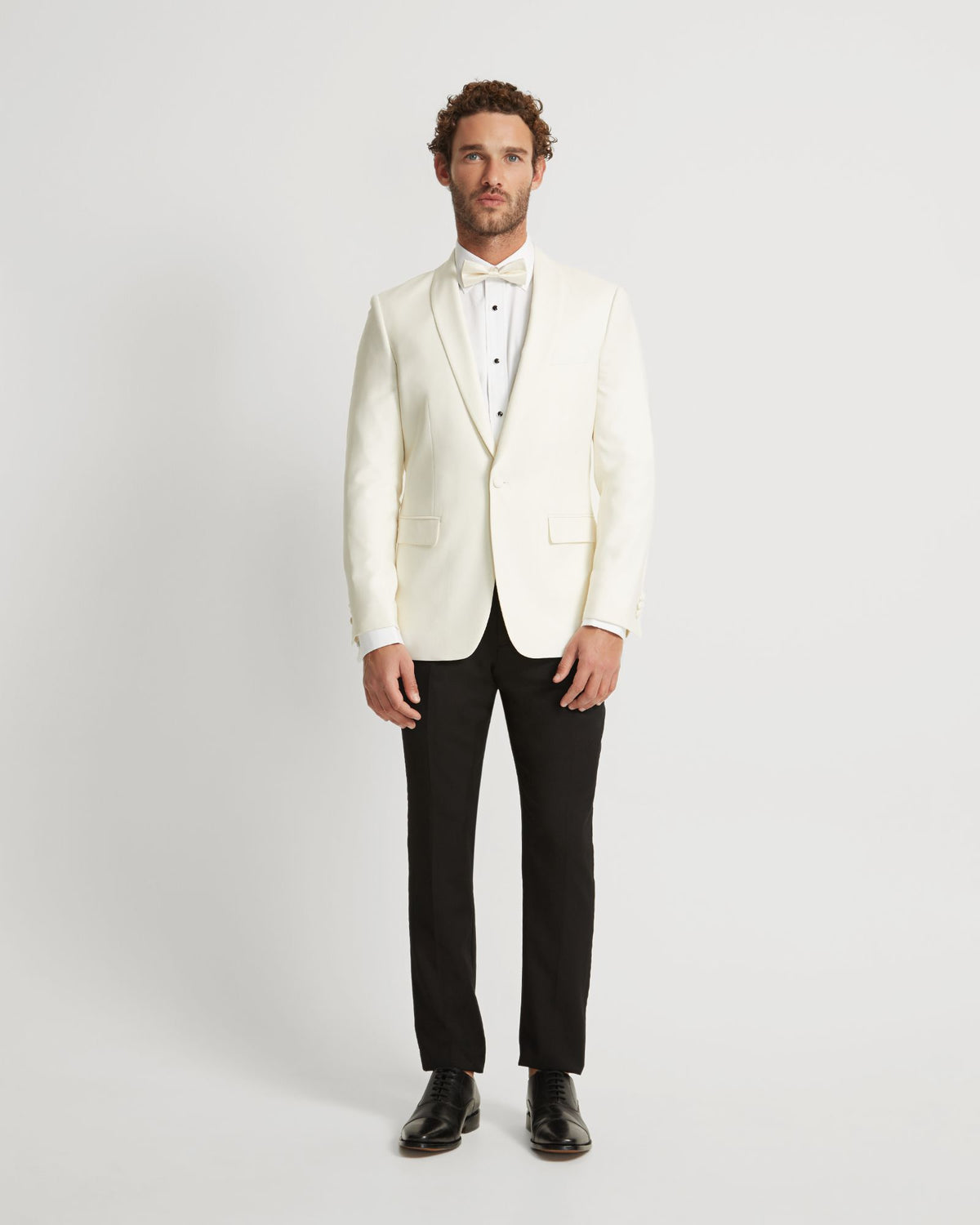 White Irish Linen Bedford Suit - Custom Fit Tailored Clothing
