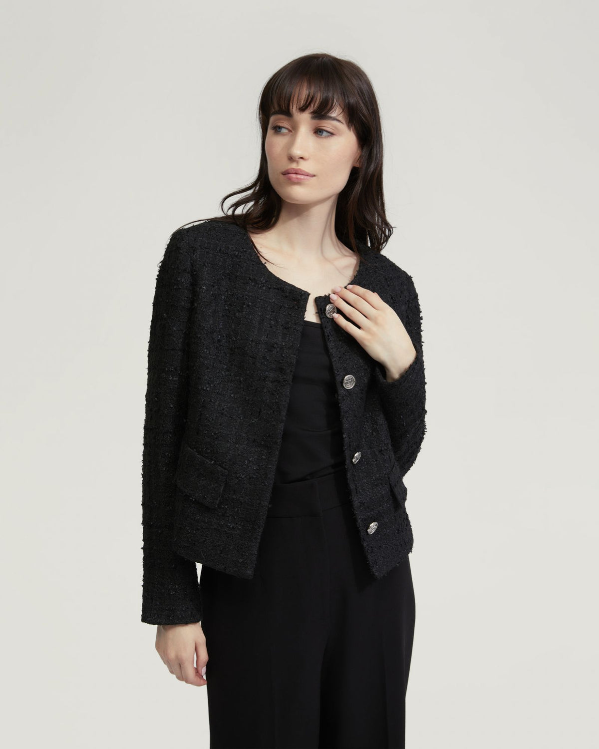 Ladies boucle coat online