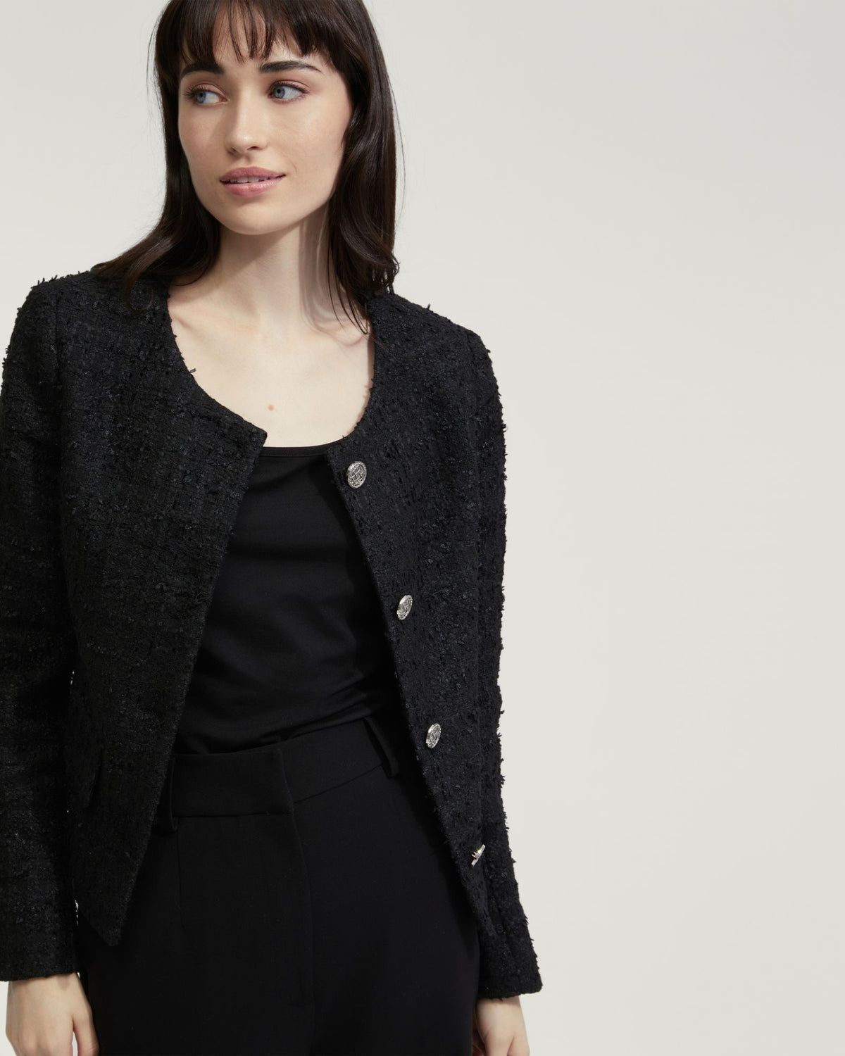 SOPHIA BOUCLE JACKET - AVAILABLE ~ 1-2 weeks WOMENS SUITS JKTS COATS