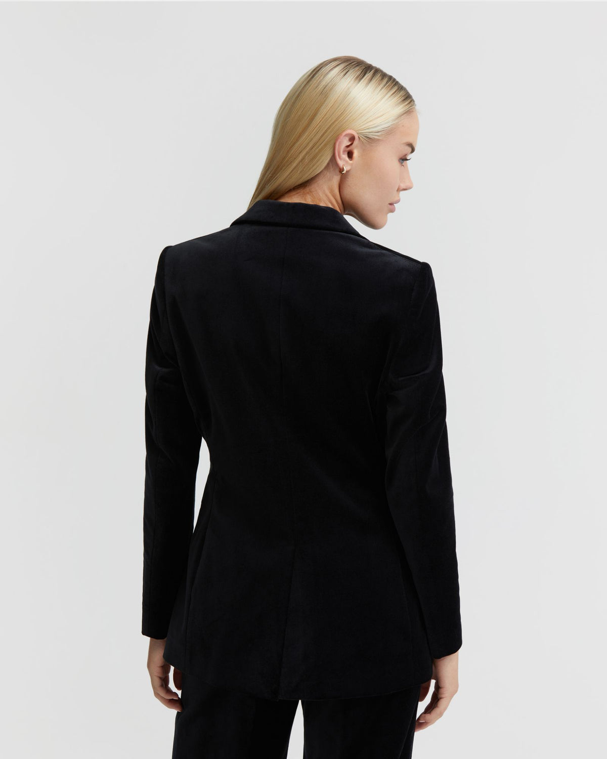 TRIXIE VELVET TUXEDO JACKET - AVAILABLE ~ 1-2 weeks WOMENS SUITS JKTS COATS