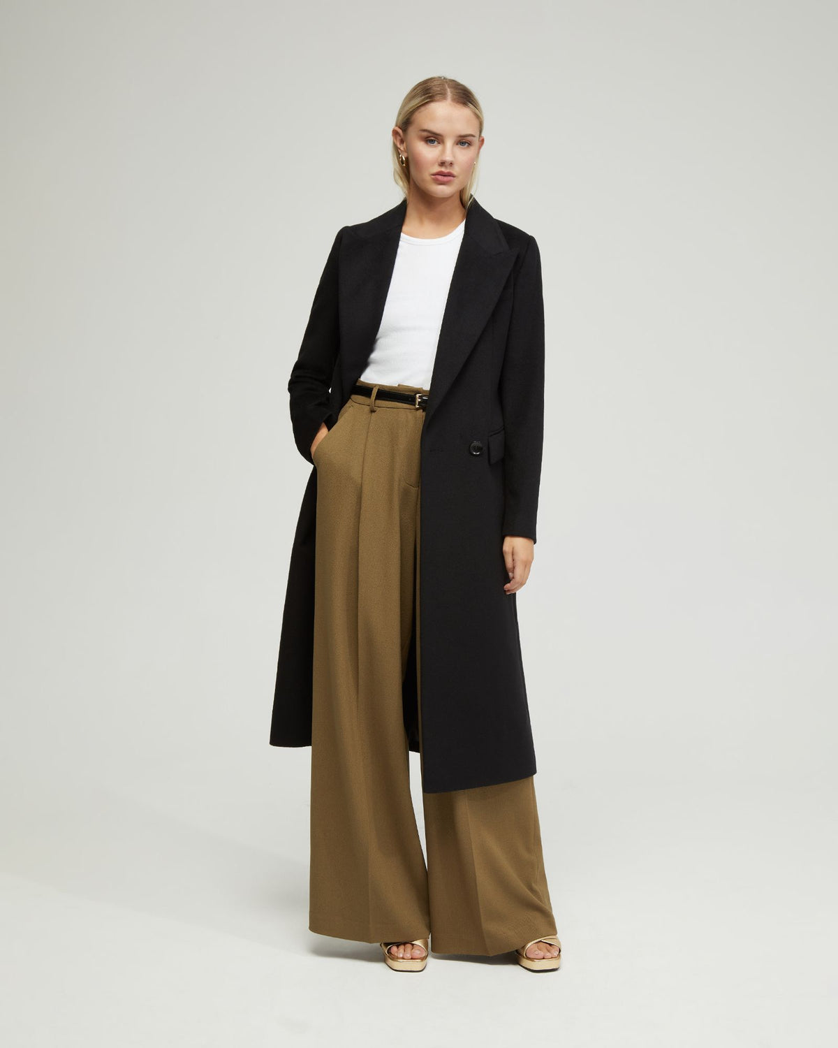 SASKIA D/B WOOL RICH COAT - AVAILABLE ~ 1-2 weeks WOMENS SUITS JKTS COATS