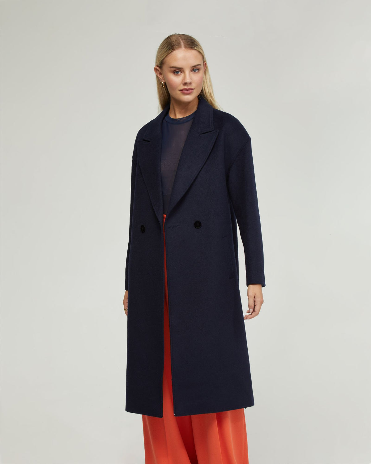 CELIA WOOL RICH HALF LINED COAT - AVAILABLE ~ 1-2 weeks WOMENS SUITS JKTS COATS