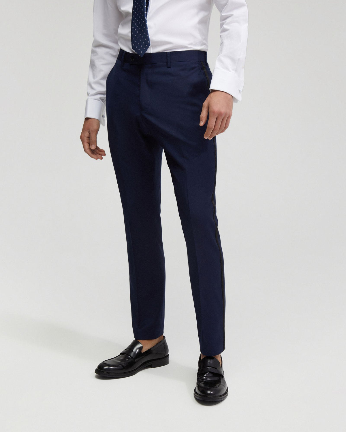 Dinner Suit Trousers With Satin Tape MENS SUITS