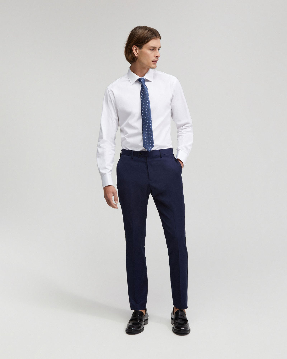 Dinner Suit Trousers With Satin Tape MENS SUITS