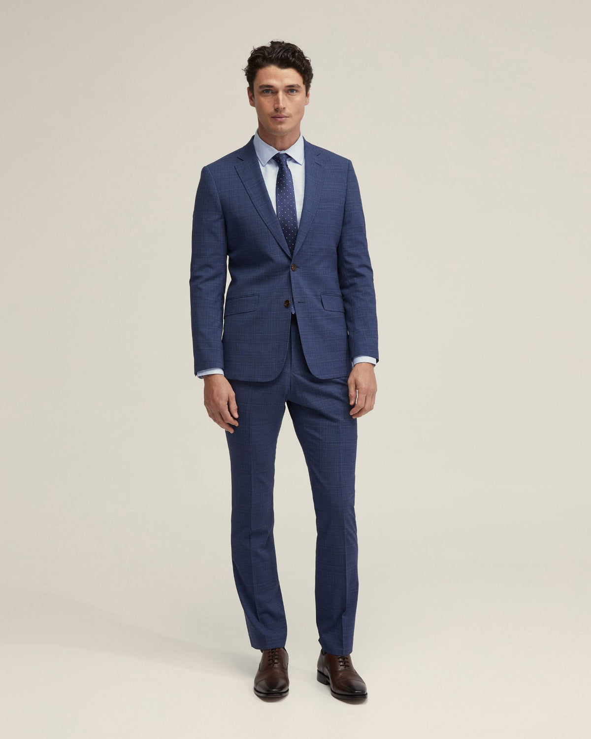 HOPKINS WOOL STRETCH SUIT TROUSERS MENS SUITS