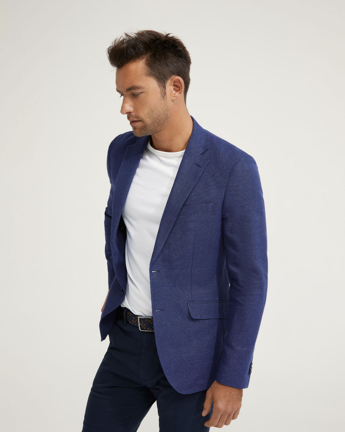 MILTON HALF LINED LINEN COTTON BLAZER MENS JACKETS AND COATS