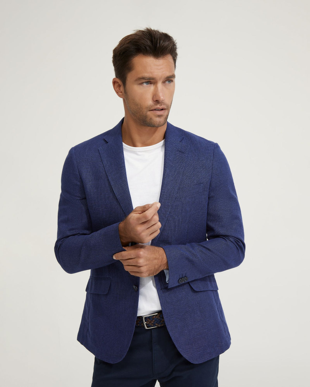 MILTON HALF LINED LINEN COTTON BLAZER MENS JACKETS AND COATS