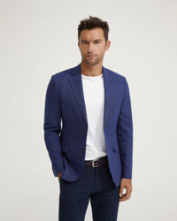 MILTON HALF LINED LINEN COTTON BLAZER MENS JACKETS AND COATS