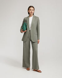 WILLOW LINEN BLEND JACKET WOMENS SUITS JKTS COATS