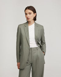 WILLOW LINEN BLEND JACKET WOMENS SUITS JKTS COATS