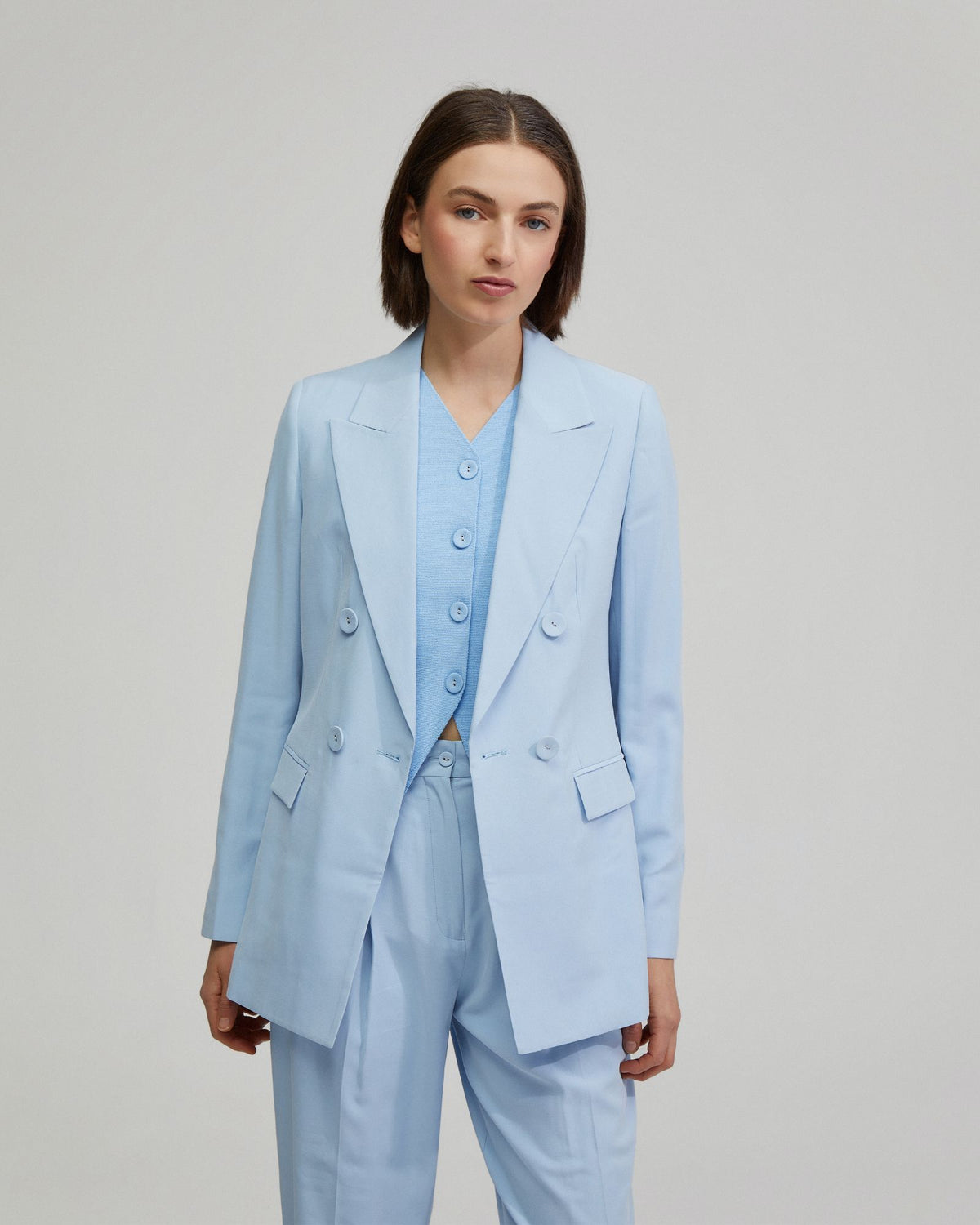 Jenna Eco Double Breasted Blazer WOMENS SUITS JKTS COATS