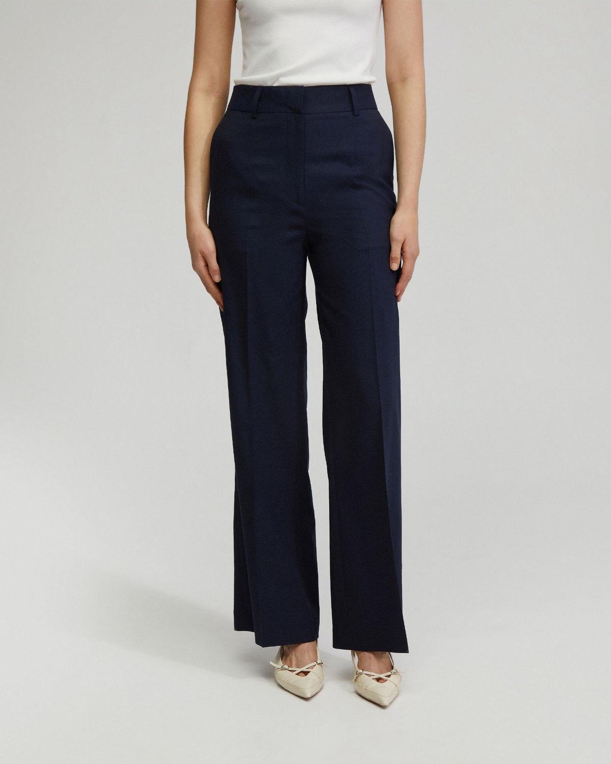 Lydia Wool Stretch Suit Trousers