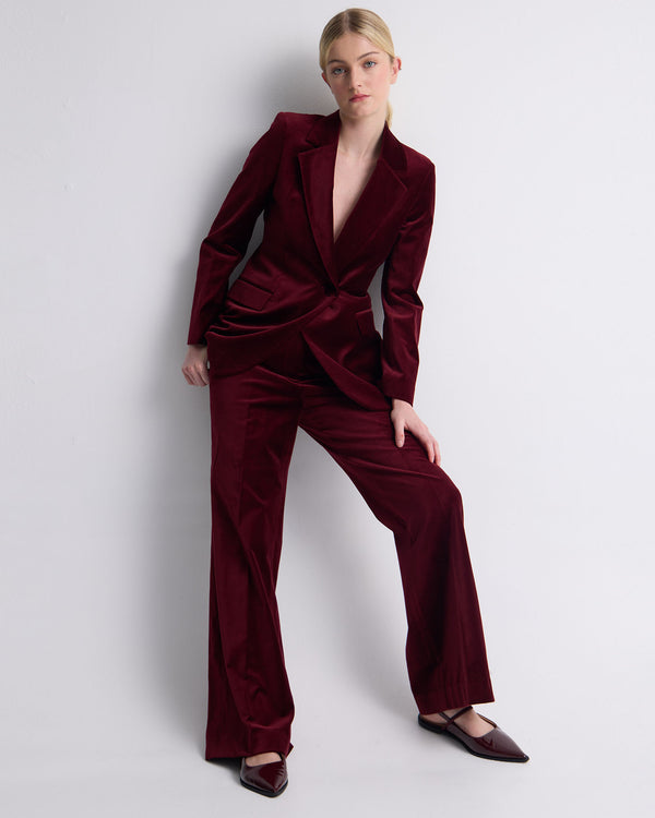 Raffi Stretch Velvet Blazer - Available ~ 1-2 weeks WOMENS SUITS JKTS COATS