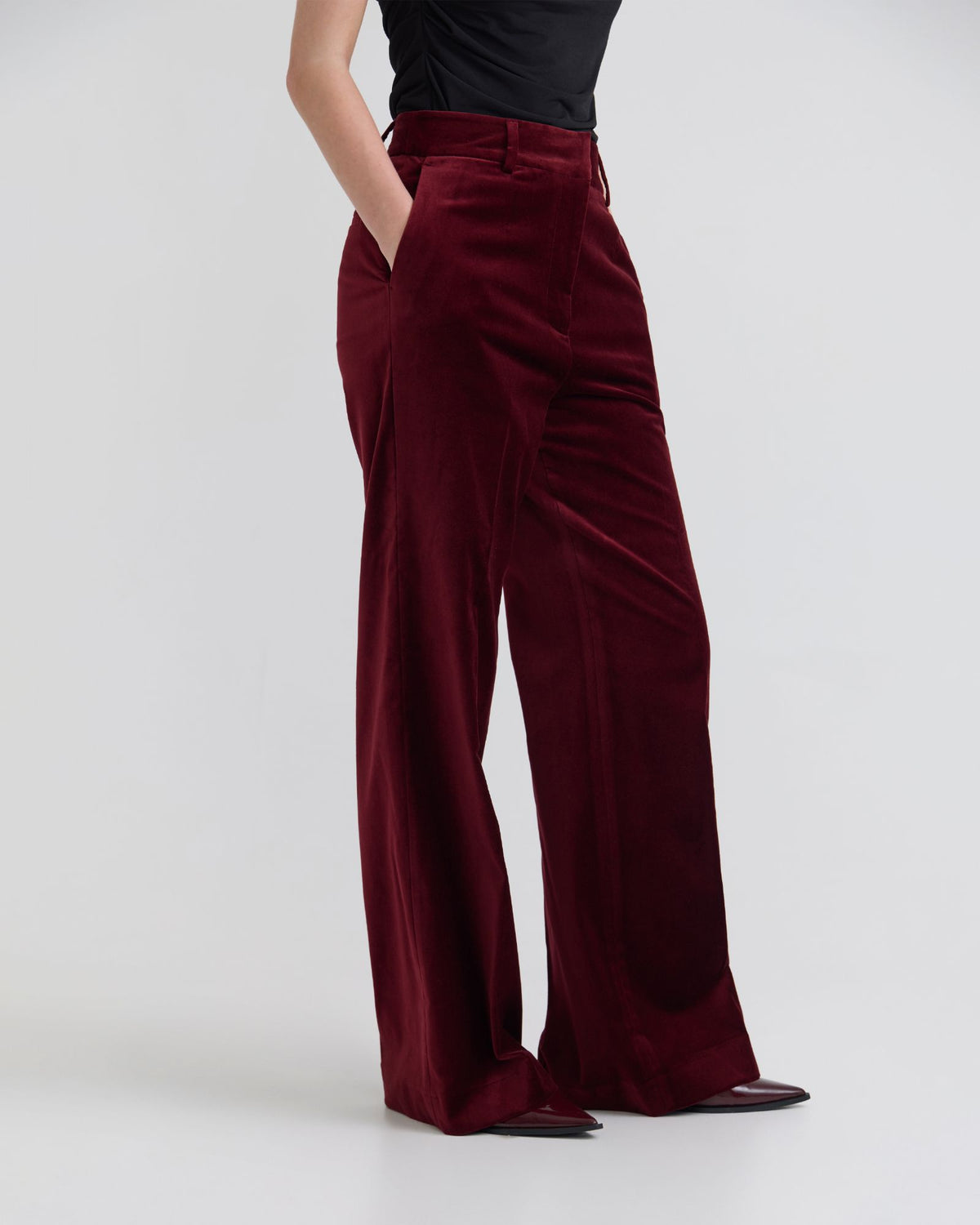 Lydia Stretch Velvet Pants WOMENS PANTS