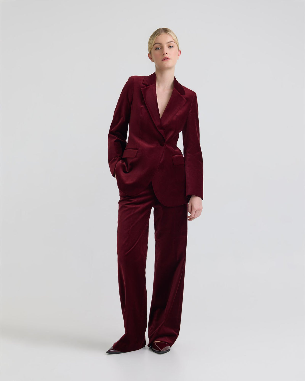 Lydia Stretch Velvet Pants WOMENS PANTS