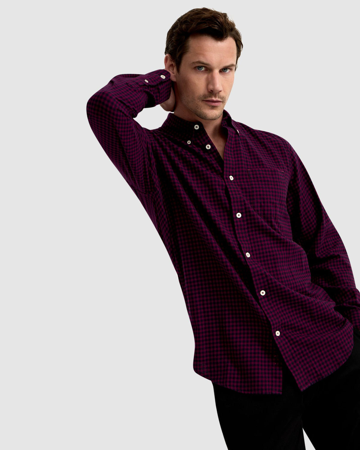 UXBRIDGE REGULAR FIT CHECK SHIRT MENS SHIRTS