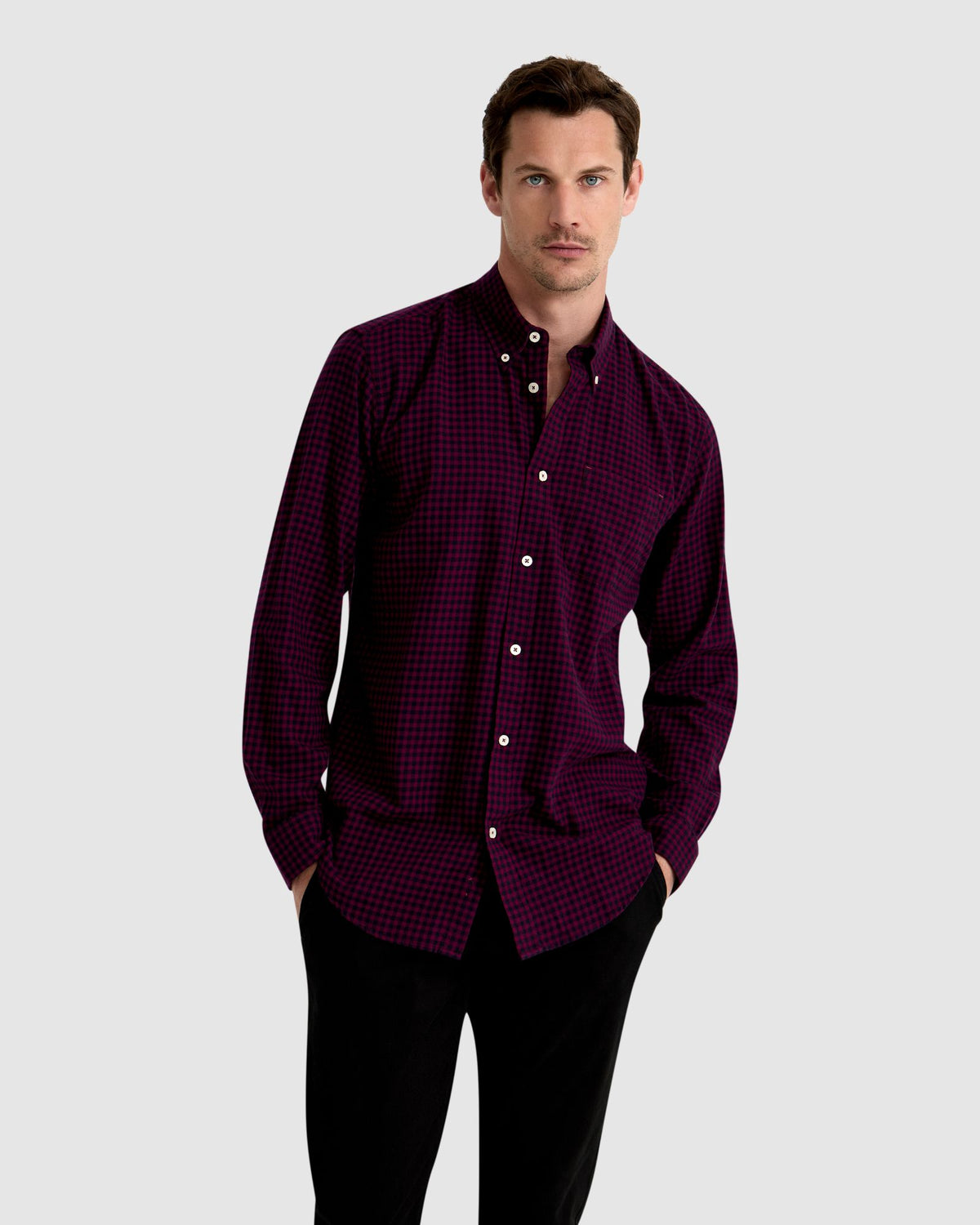 UXBRIDGE REGULAR FIT CHECK SHIRT MENS SHIRTS