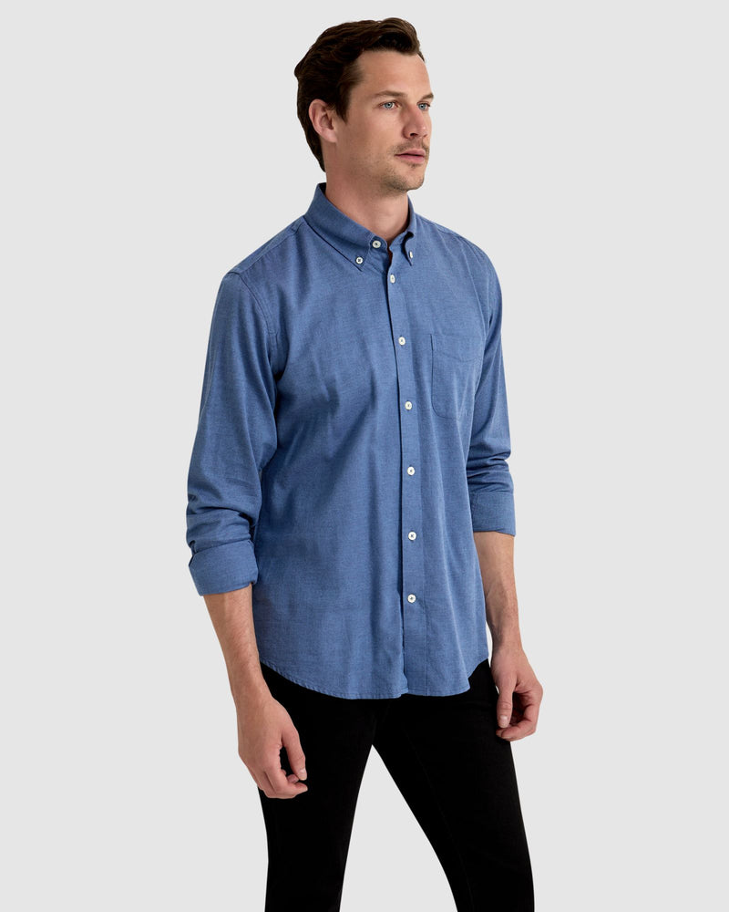 PORTLAND TWILL COTTON SHIRT MENS SHIRTS