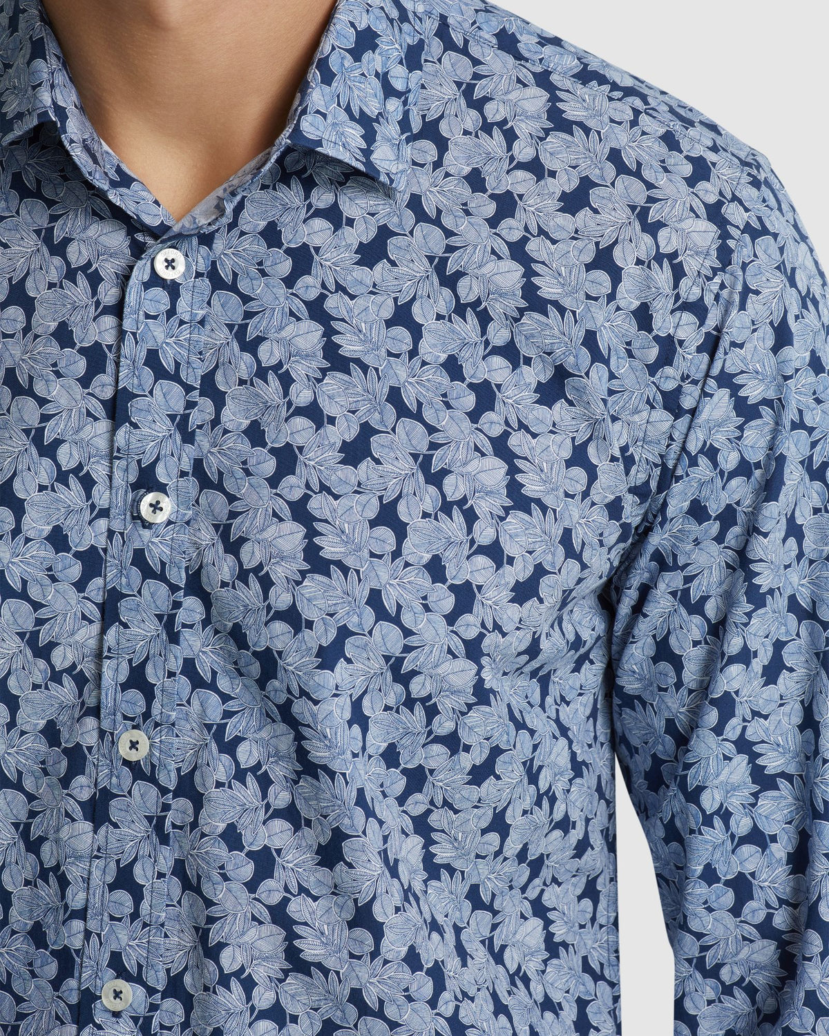 KENTON PRINTED COTTON SHIRT MENS SHIRTS