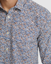 KENTON PRINTED COTTON SHIRT MENS SHIRTS