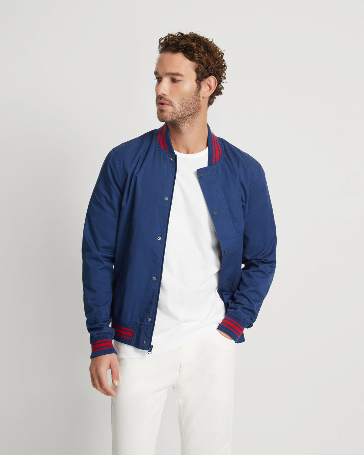 ARCHIE COTTON VARSITY BOMBER MENS JACKETS AND COATS