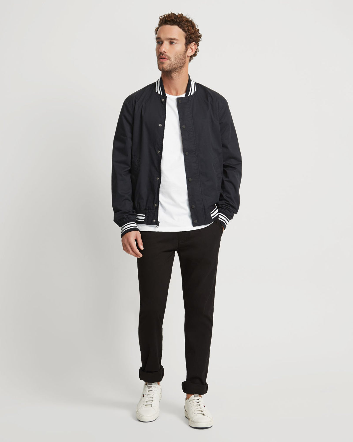 ARCHIE COTTON VARSITY BOMBER MENS JACKETS AND COATS