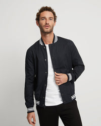 ARCHIE COTTON VARSITY BOMBER MENS JACKETS AND COATS