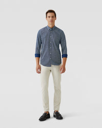 STRATTON PRINTED COTTON SHIRT MENS SHIRTS