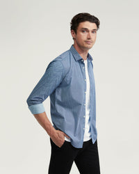 KENTON PRINTED COTTON SHIRT - AVAILABLE ~ 1-2 weeks MENS SHIRTS