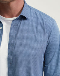 KENTON PRINTED COTTON SHIRT - AVAILABLE ~ 1-2 weeks MENS SHIRTS