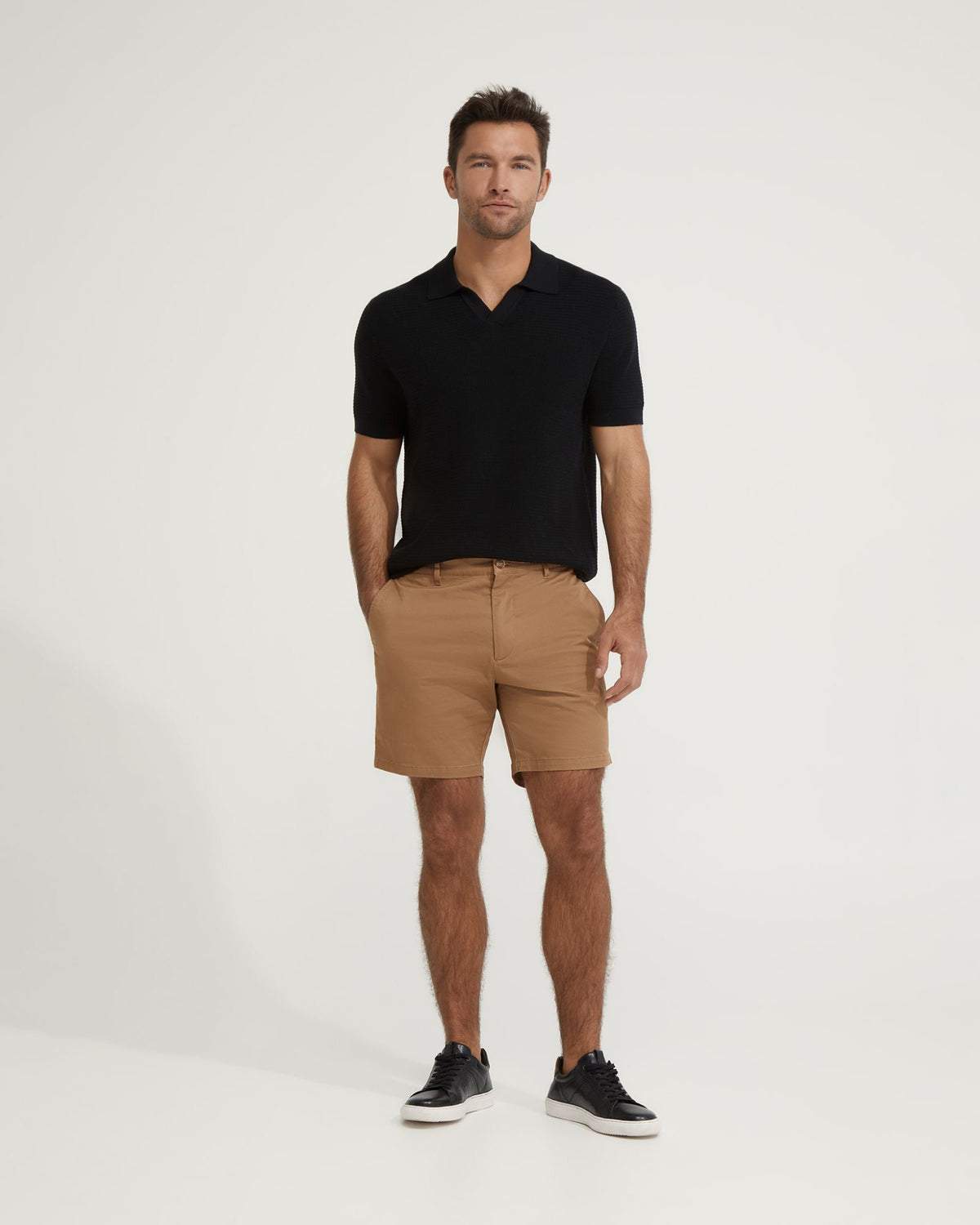 TOM COTTON STRETCH SHORTS MENS SHORTS