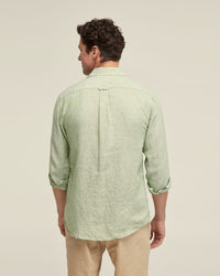 FERGUS PURE LINEN SHIRT MENS SHIRTS