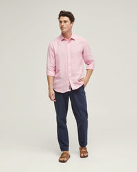 FERGUS PURE LINEN SHIRT MENS SHIRTS