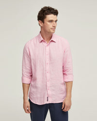 FERGUS PURE LINEN SHIRT MENS SHIRTS