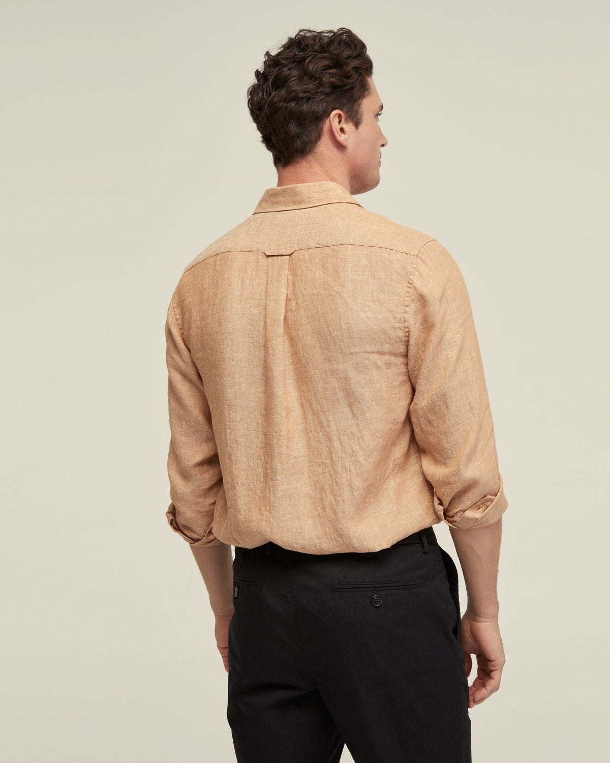 FERGUS PURE LINEN SHIRT MENS SHIRTS