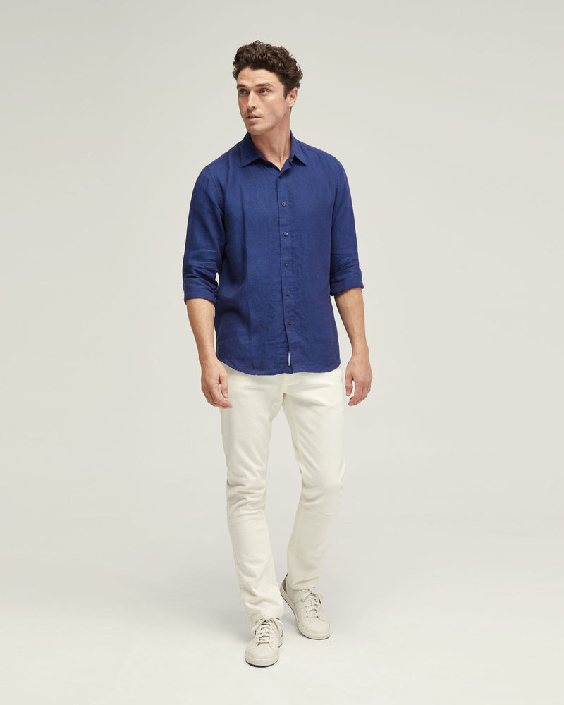 FERGUS PURE LINEN SHIRT MENS SHIRTS