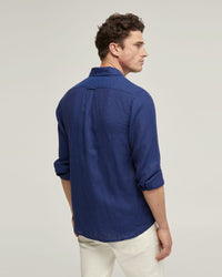 FERGUS PURE LINEN SHIRT MENS SHIRTS