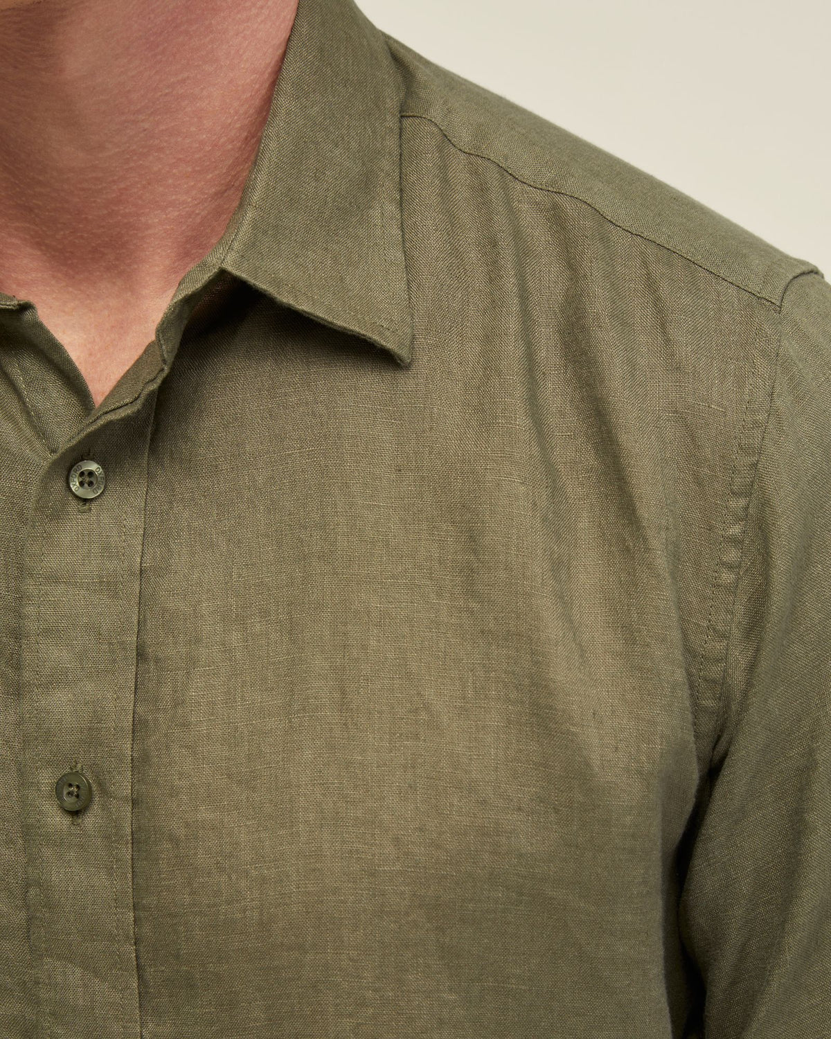 FERGUS PURE LINEN SHIRT MENS SHIRTS