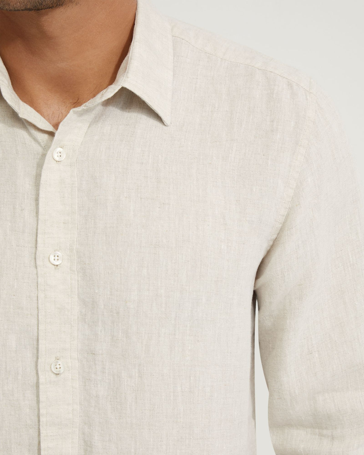 FERGUS PURE LINEN SHIRT MENS SHIRTS