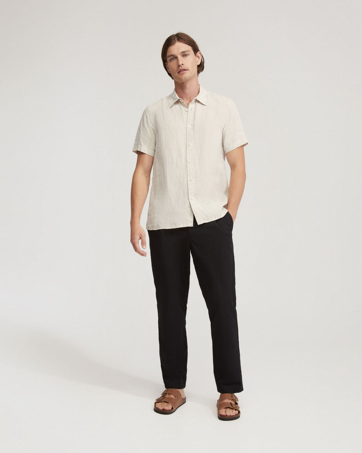 Leyton Pure Linen Short Sleeve Shirt MENS SHIRTS