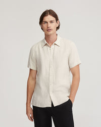 Leyton Pure Linen Short Sleeve Shirt MENS SHIRTS