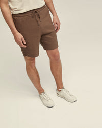 RUFUS LINEN PULL ON SHORTS MENS SHORTS